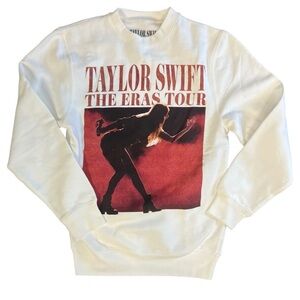 Taylor Swift The Eras Tour White Sweatshirt